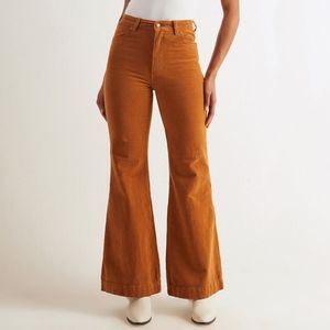 Rollas eastcoast flare tan cord